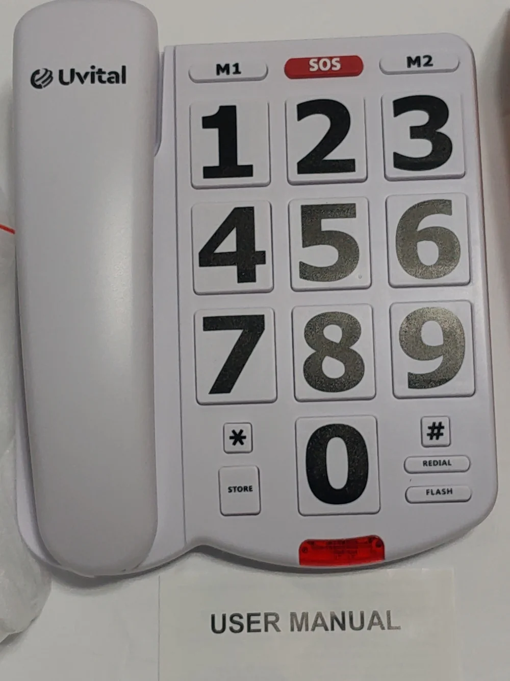 Uvital Big Button Phone for Seniors, Landline Phone for Elderly with Big Buttons